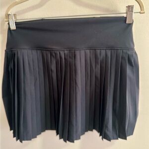 NWT Black Pleated Athletic Mini Skort